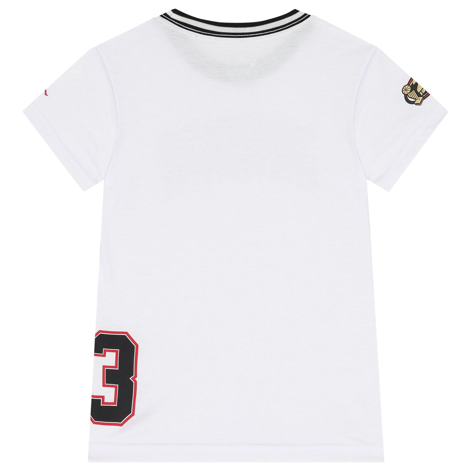 Boys White & Red Jordan Logo Shorts Set, 1, hi-res
