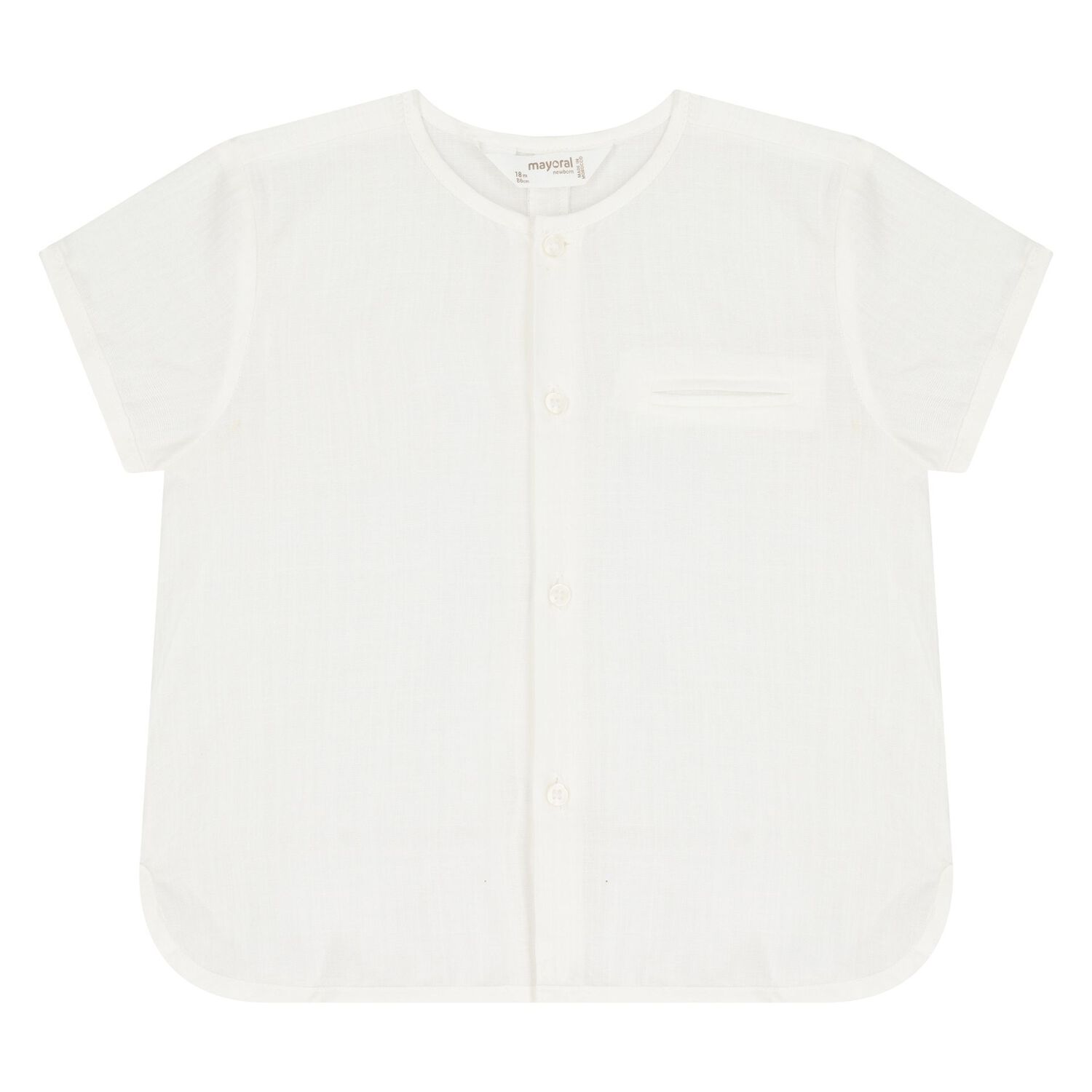 طقم شورت بيج وأبيض للأولاد الصغار, 1, hi-res