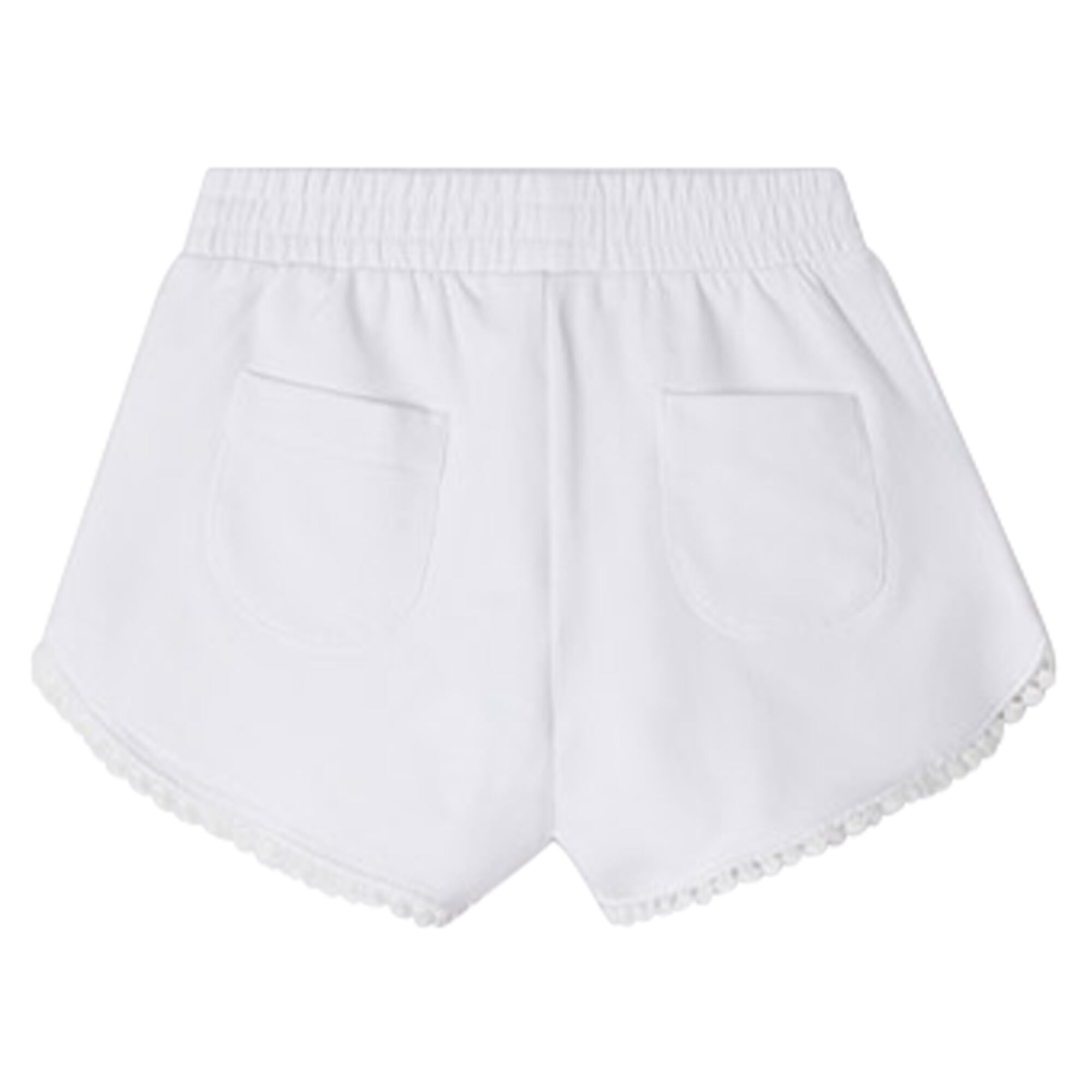 Childrens white shorts 2025