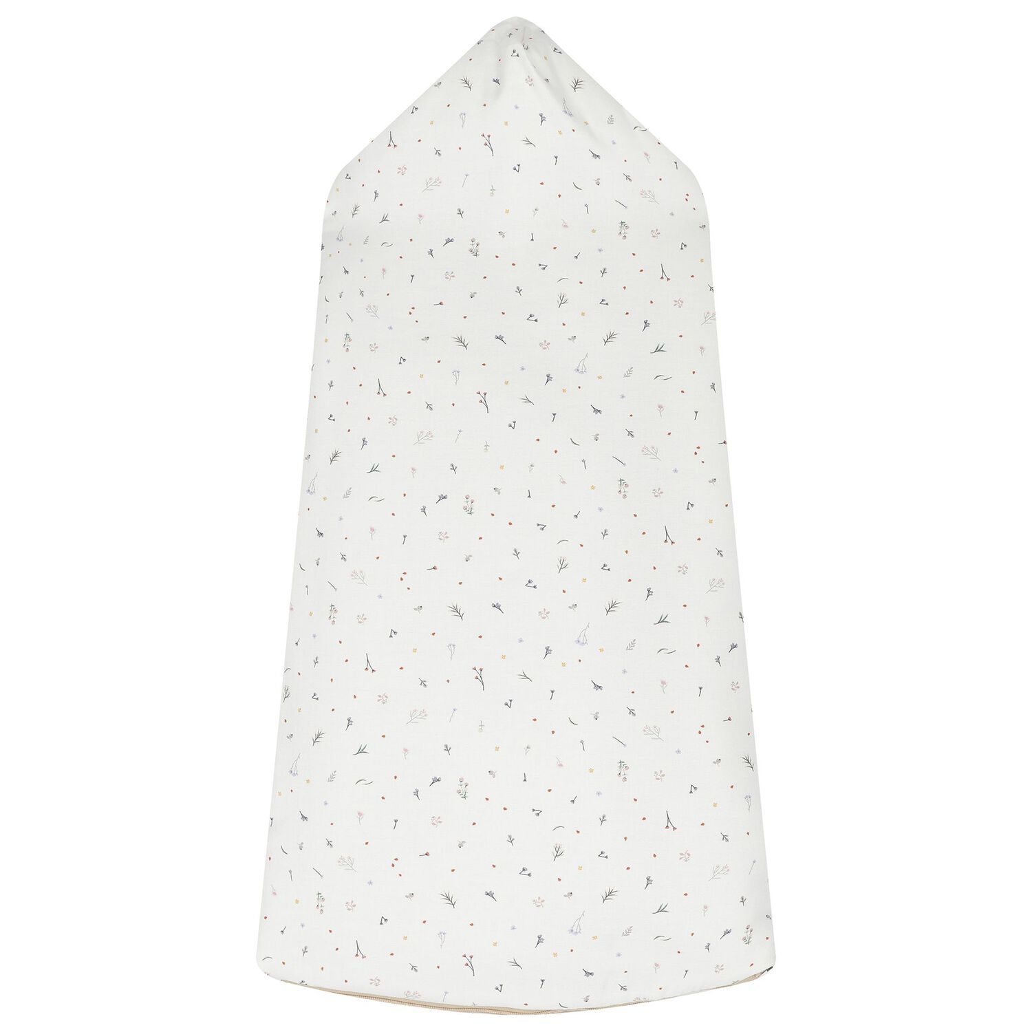 Baby Girls Ivory & Pink Hooded Reversible Nest, 3, hi-res