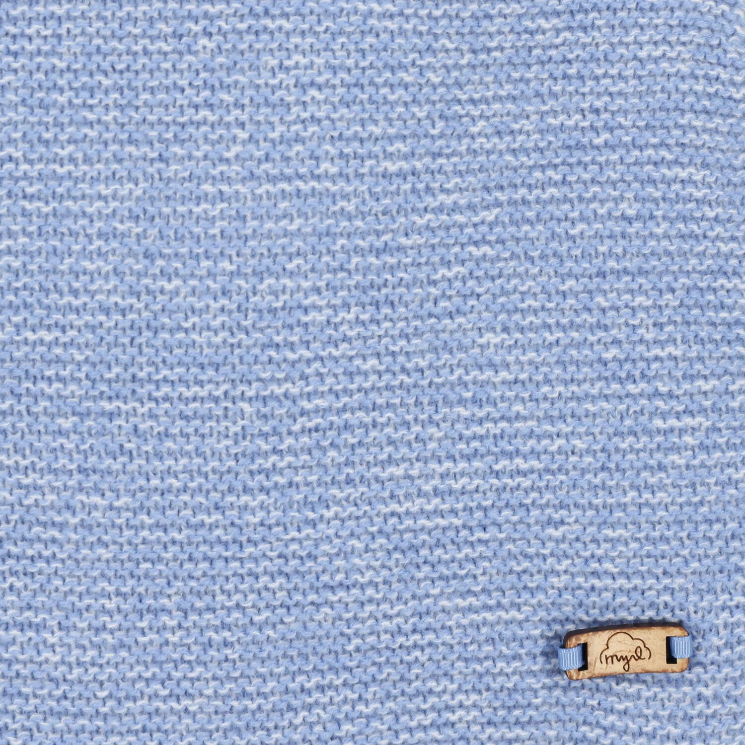Baby Boys Blue Knitted Nest, 1, hi-res