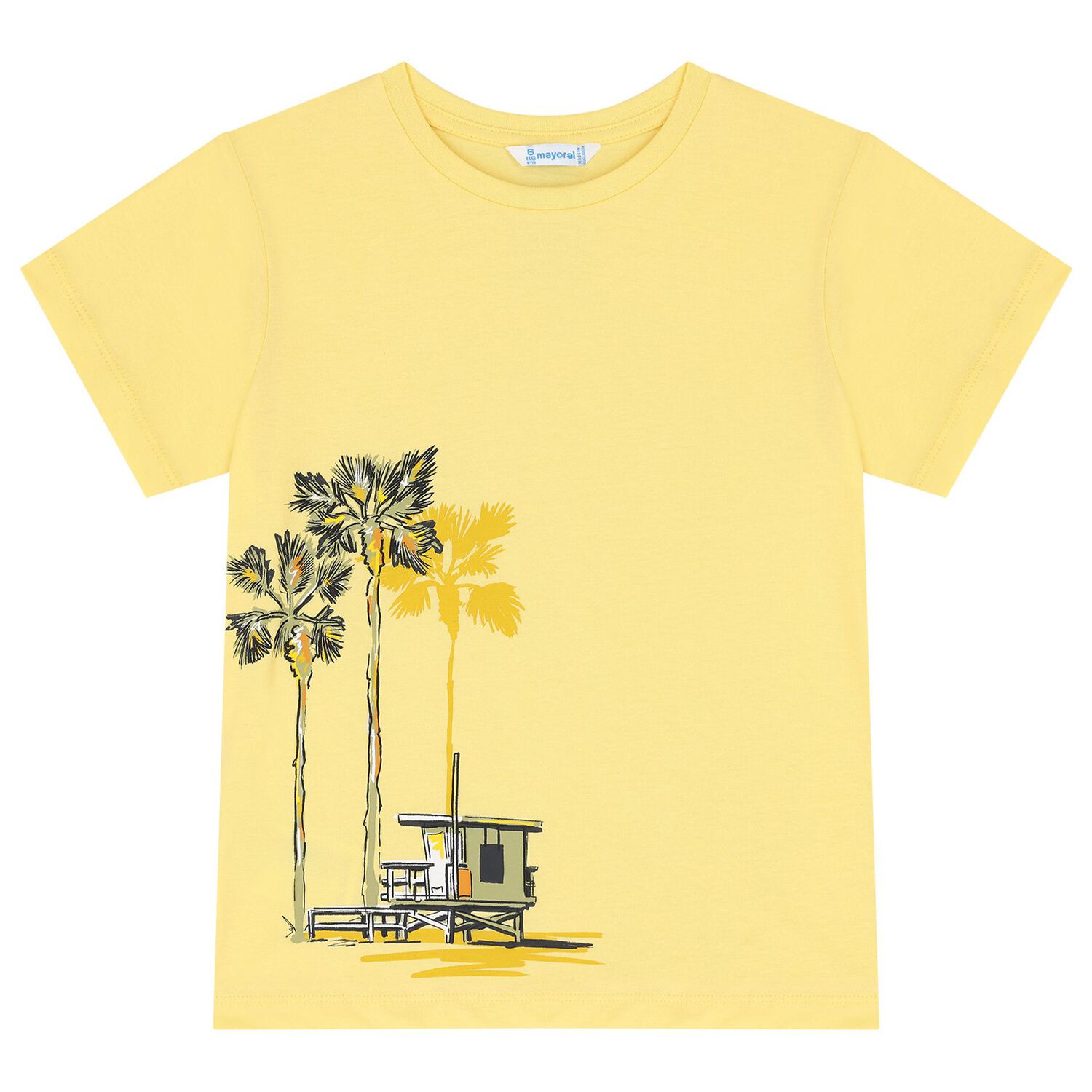 Boys Grey, Yellow & White Shorts Set, 1, hi-res image number null