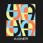 تيشيرت أولاد بالشعار باللون الأسود, 2, hi-res