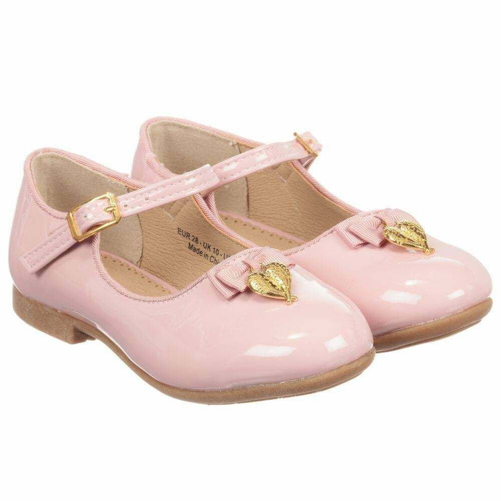 Pink patent sales baby shoes