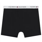 Boys Black Boxer Shorts ( 2-Pack ), 1, hi-res