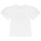 طقم بنات تنورة تول باللون الأبيض والوردي, 1, hi-res