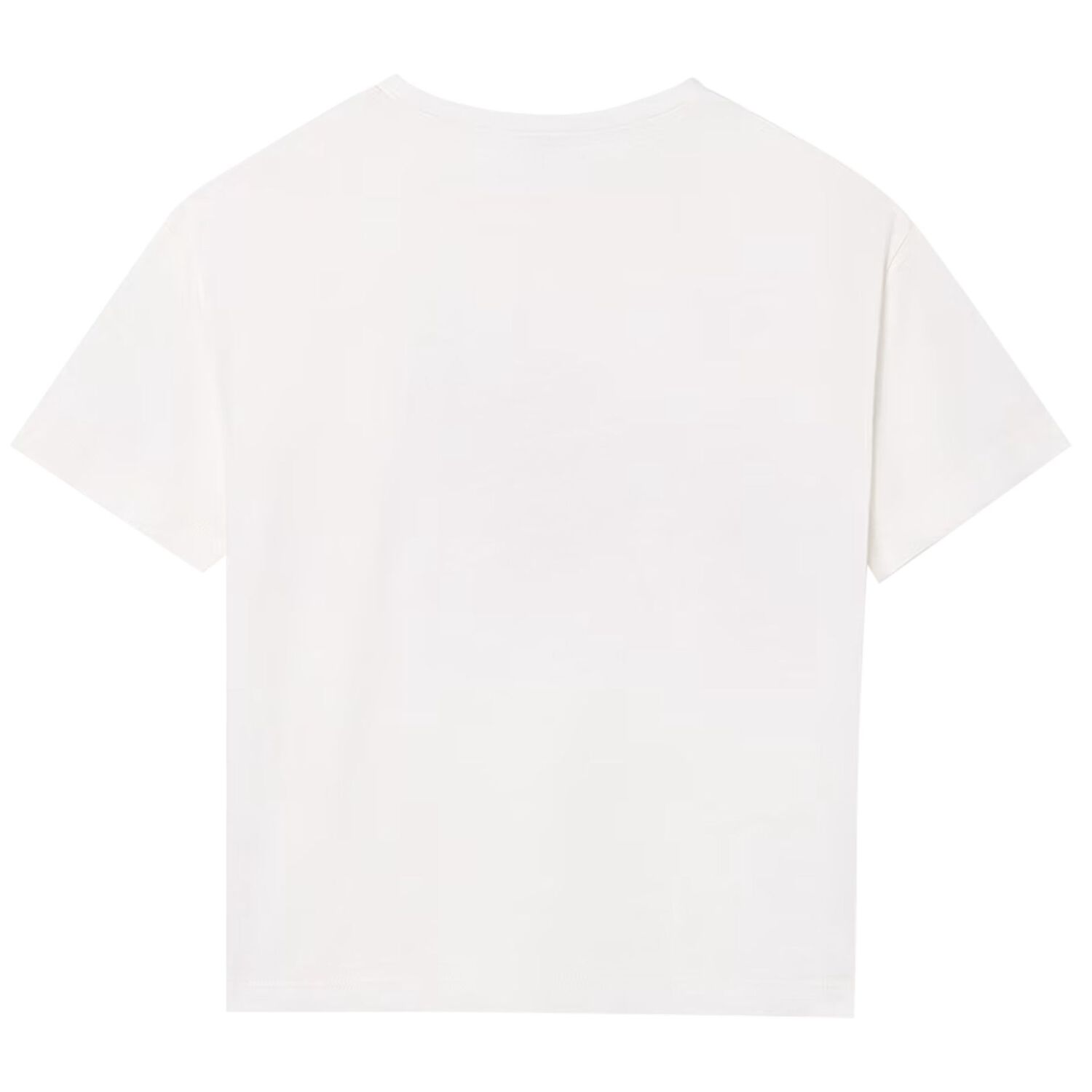 Girls White Leaves T-Shirt, 1, hi-res