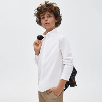 Boys White Shirt