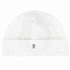 Baby Boys White Logo Hat, 2, hi-res