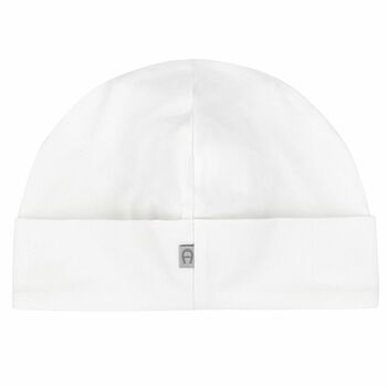 Baby Boys White Logo Hat