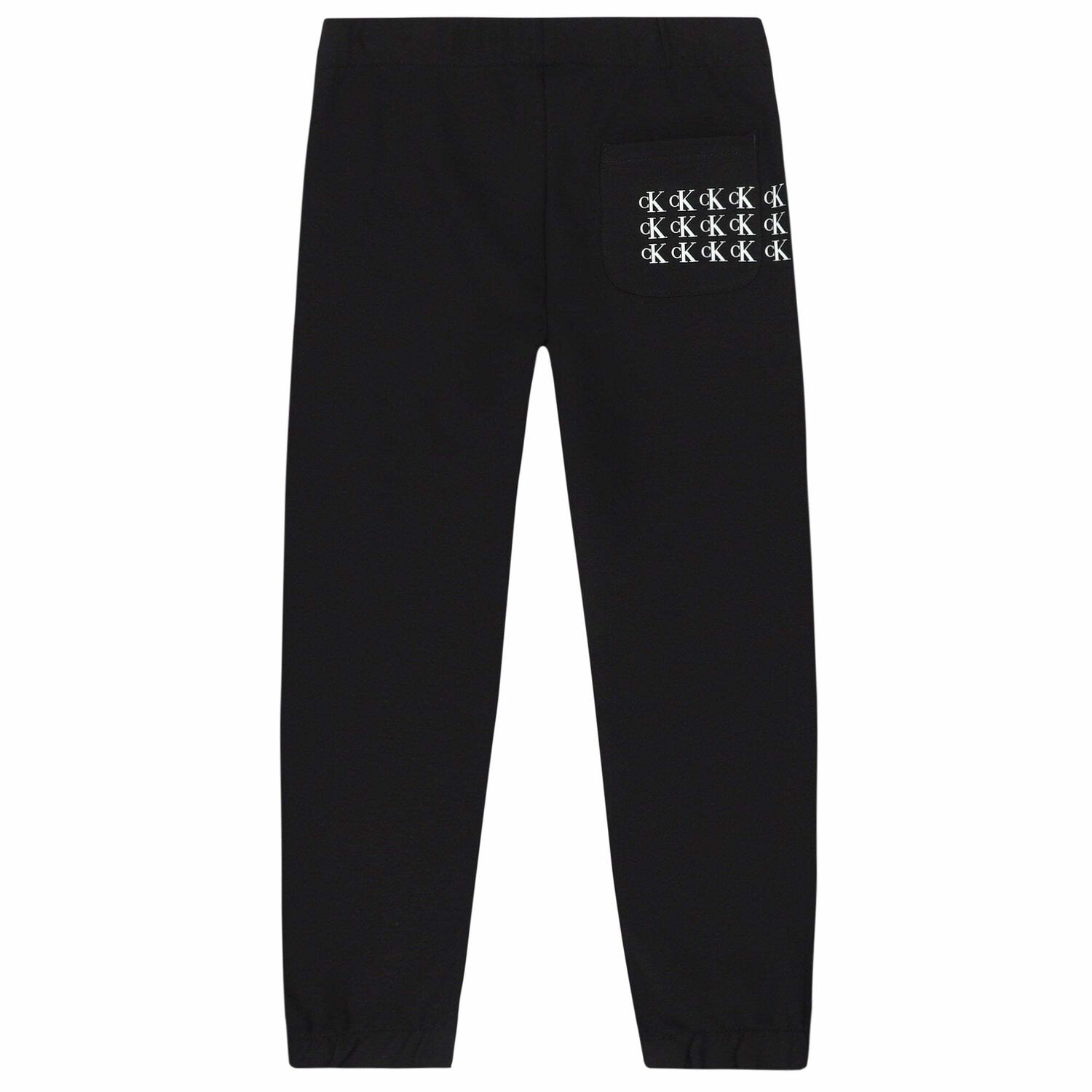 Girls Black Logo Joggers, 2, hi-res image number null