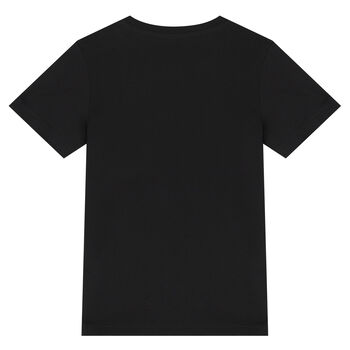 Boys Black Logo T-Shirt