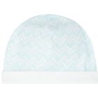 طقم هدايا أفرول أولاد بالشعار متعرج باللون الأزرق للأطفال, 1, hi-res