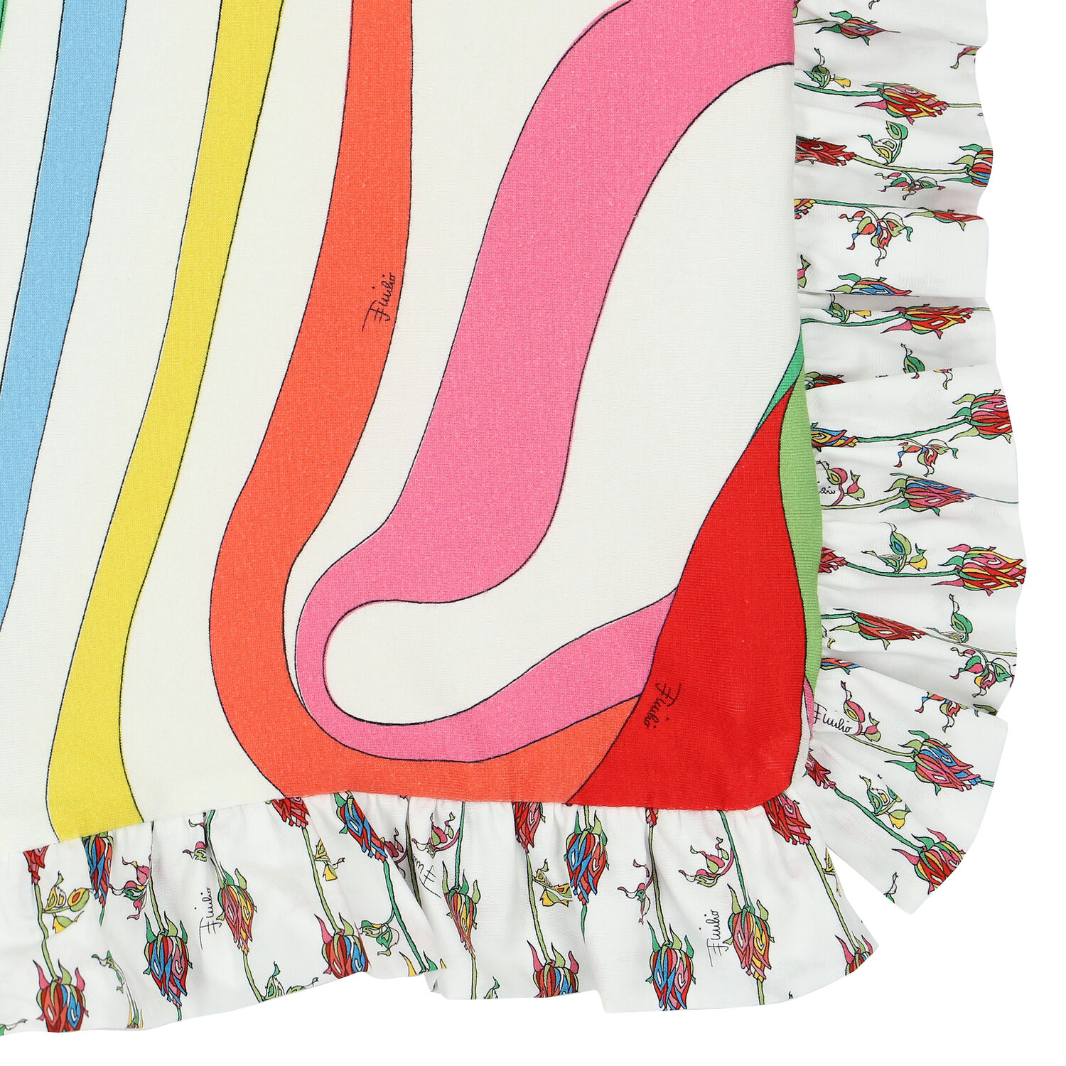 Baby Girls Ivory Marmo Blanket , 1, hi-res