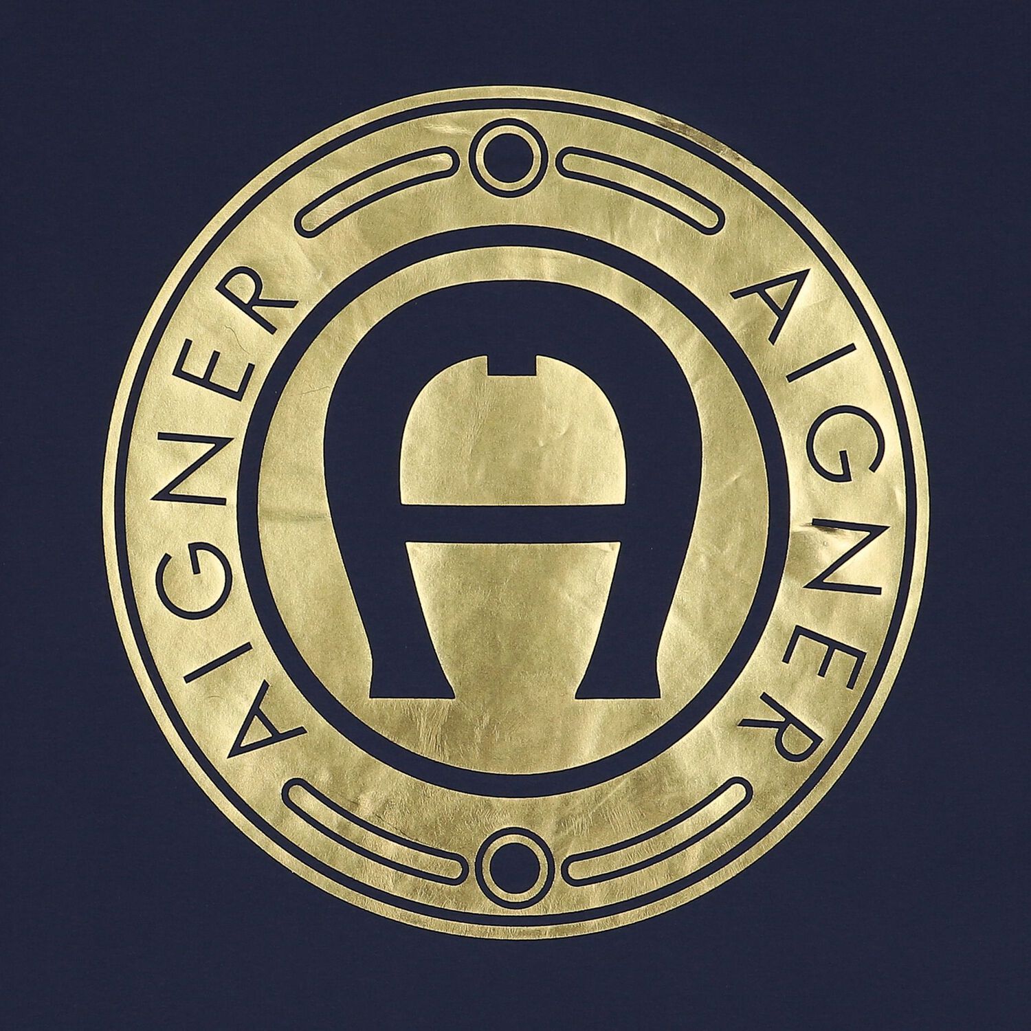 Baby Boys Navy & Gold Logo Blanket, 3, hi-res image number null