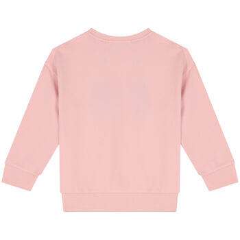 Girls Pink Logo Sweatshirt