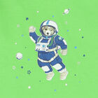 Younger Boys Green Astronaut Long Sleeve Top, 1, hi-res