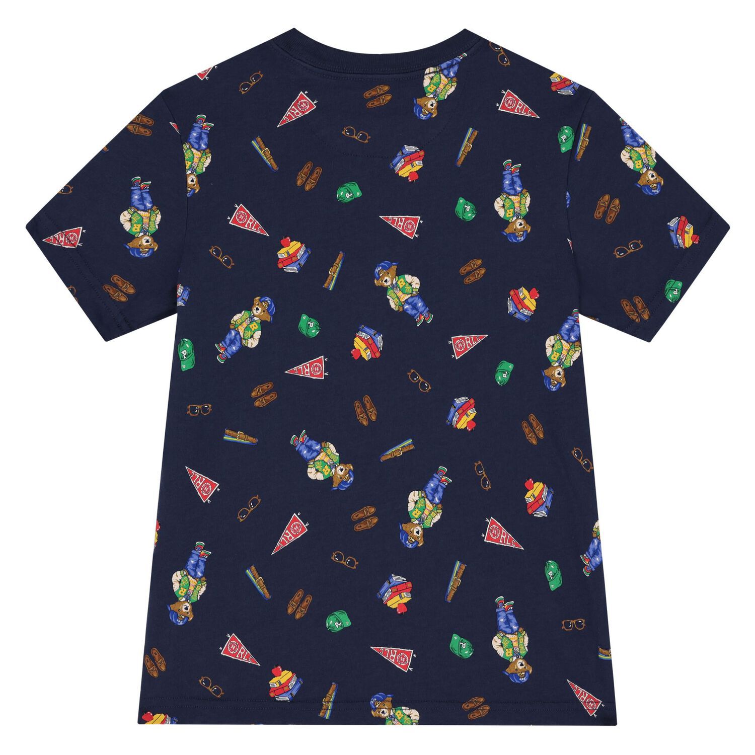 تيشيرت بولو بشعار تيدي باللون الكحلي, 1, hi-res image number null