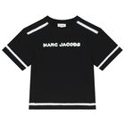 تيشيرت بالشعار باللون الأسود والأبيض, 1, hi-res