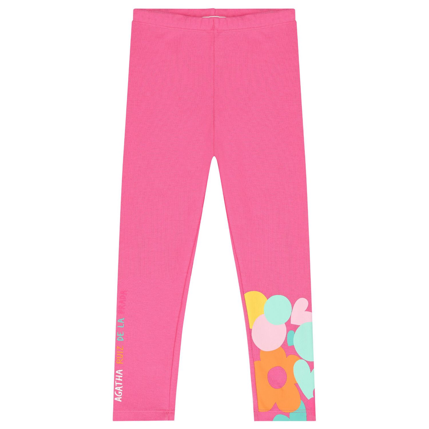 Girls White & Pink Heart Leggings Set, 1, hi-res image number null