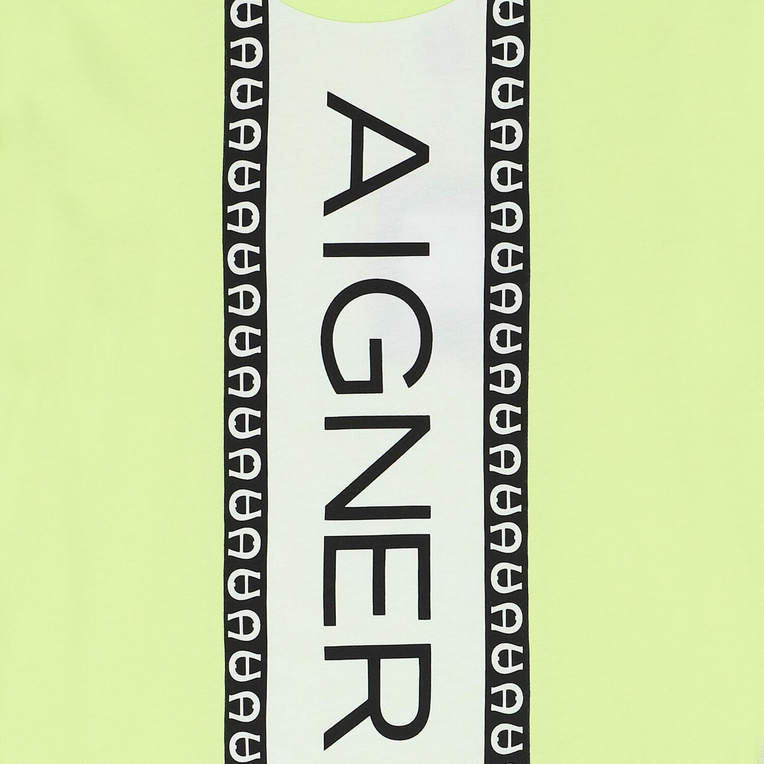 تيشيرت أولاد بالشعار باللون الأخضر, 1, hi-res