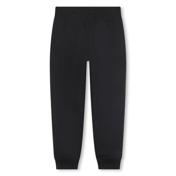 Boys Black Logo Joggers