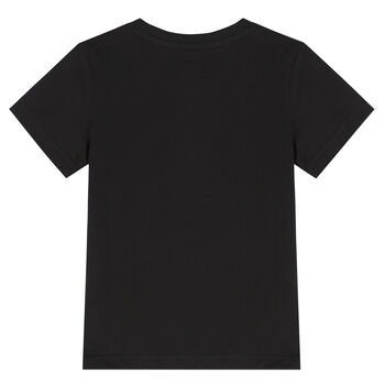 Boys Black Logo T-Shirt
