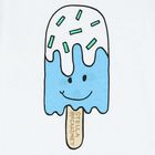 تيشيرت بطبعة الآيس كريم باللون الأبيض, 1, hi-res