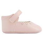 Baby Girls Pink Leather Pre Walker Shoes, 1, hi-res