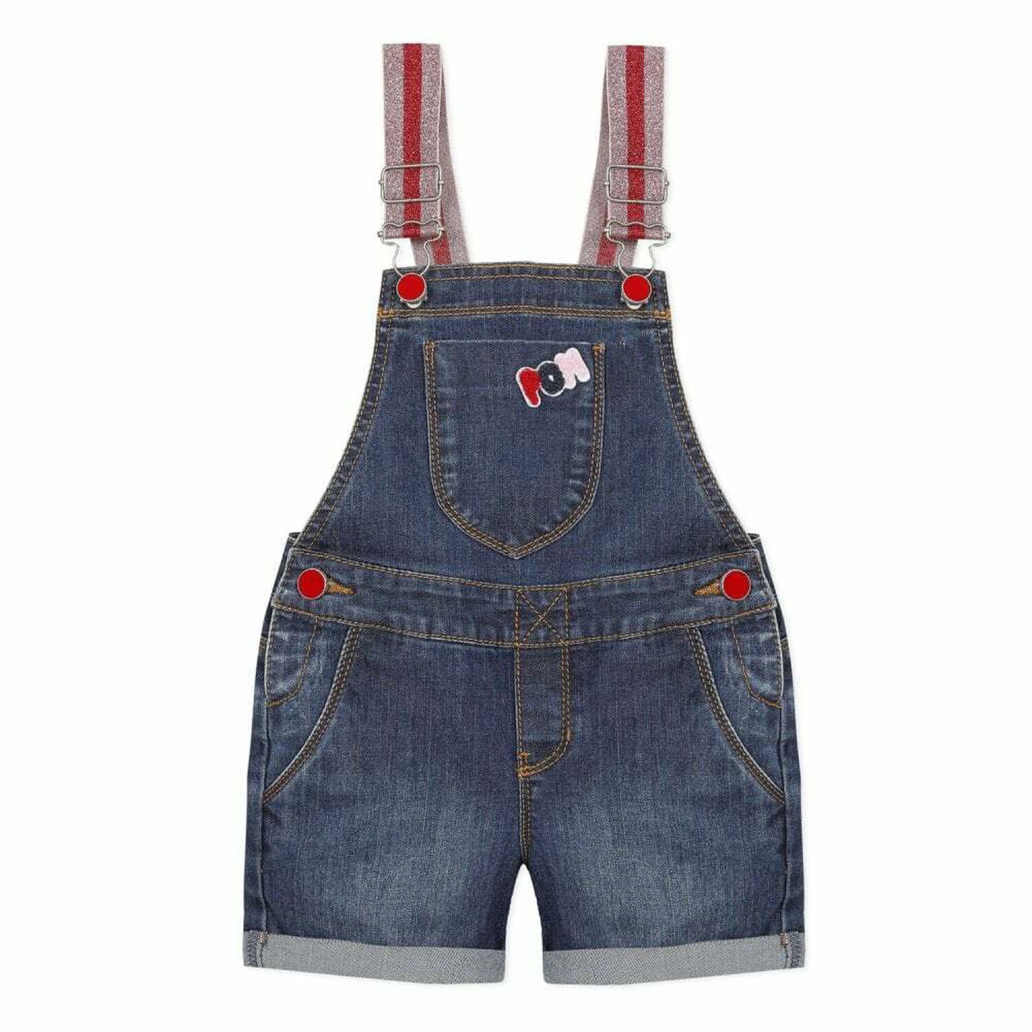 Girls Denim Dungarees, 1, hi-res image number null