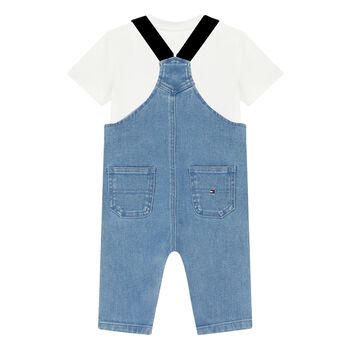 Blue Denim Younger Dungaree Set
