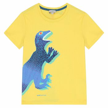 Boys Yellow Dinosaur T-Shirt