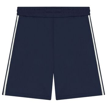 Navy Blue Tiger Logo Shorts