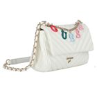 Girls White Logo Handbag, 2, hi-res
