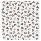 White Teddy Bear & Rabbit Hooded Towel, 1, hi-res