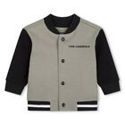 Younger Boys Green & Black Ikonik Karl Tracksuit Set, 1, hi-res