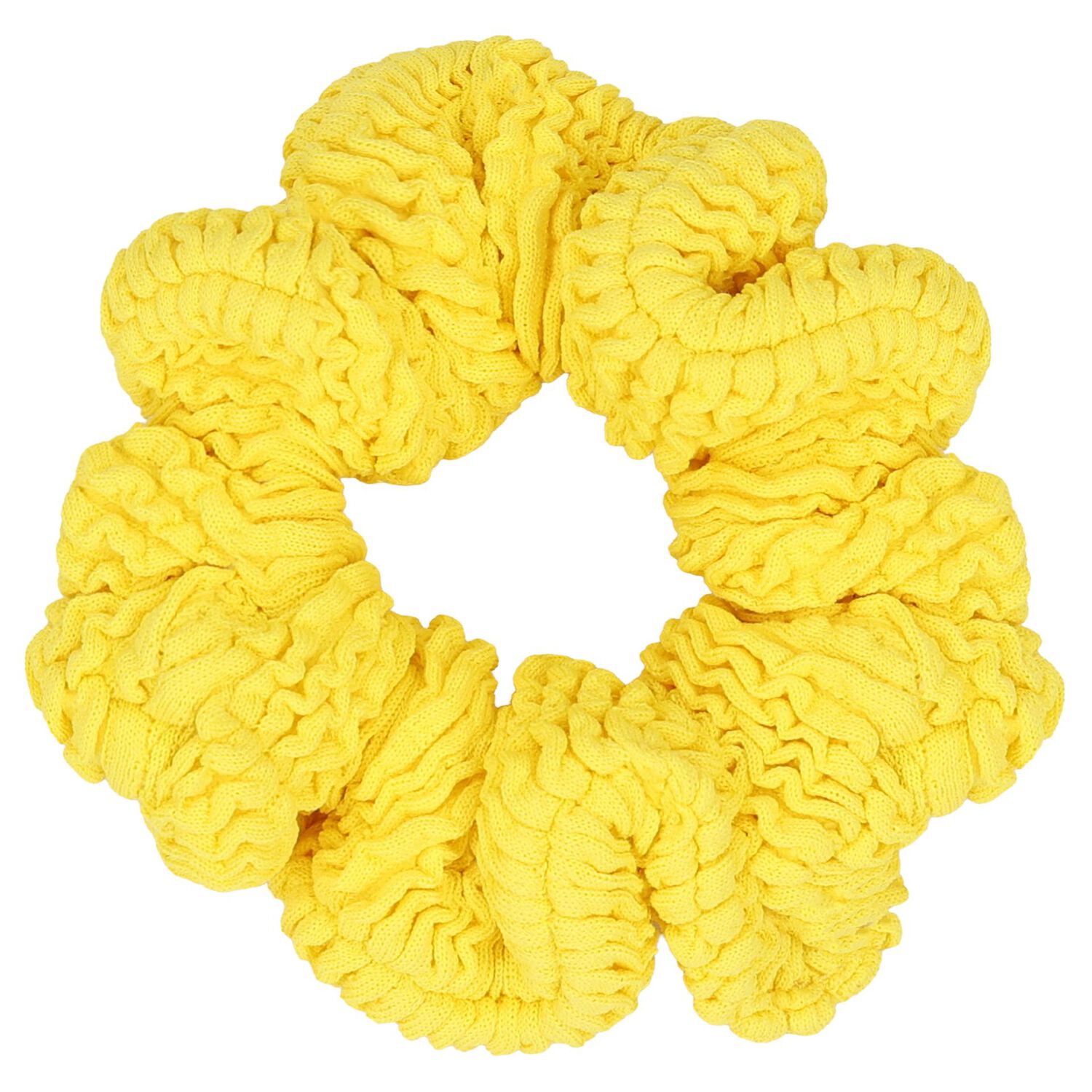 Girls Green, Yellow & Blue Crinkle Scrunchies ( 3 Pack ) , 1, hi-res