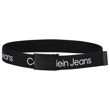 Boys Black Logo Belt