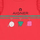 Girls Pink Logo Dress, 1, hi-res