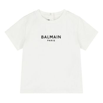 Baby Boys White Logo T-Shirt