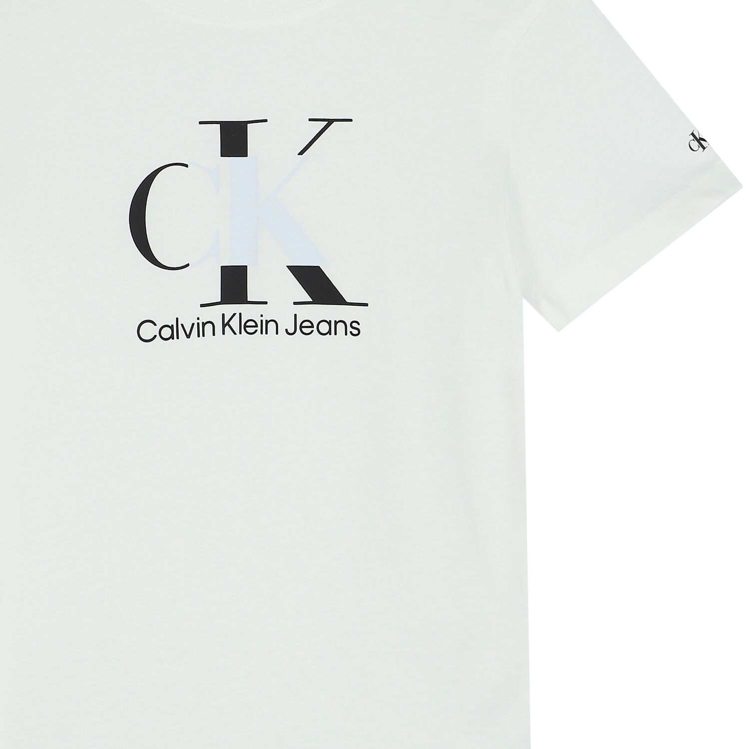 Boys White Logo T-Shirt, 1, hi-res