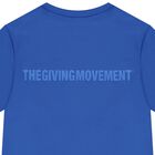 تيشيرت  بالشعار باللون الأزرق للأولاد والبنات, 3, hi-res