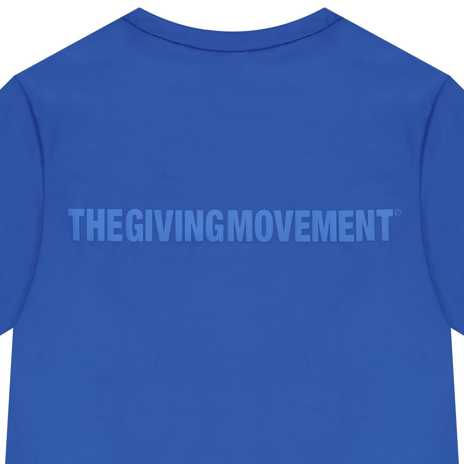 تيشيرت  بالشعار باللون الأزرق للأولاد والبنات, 3, hi-res image number null