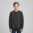 Boys Grey Knitted Sweatshirt, 2, hi-res