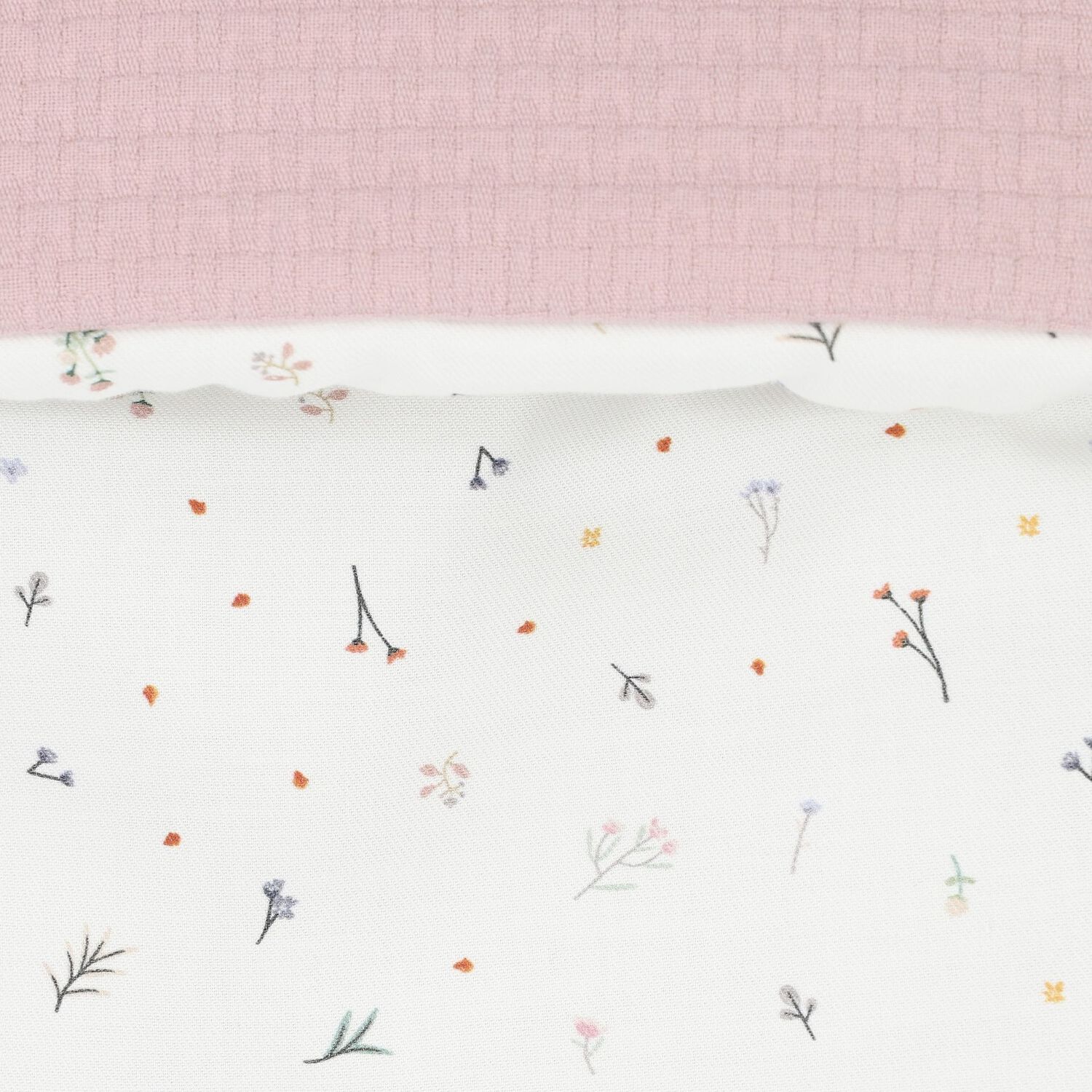 مدس بنات بطبعة الزهور باللون العاجى والوردي, 3, hi-res image number null