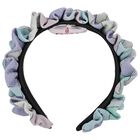 Girls Pink, Lilac & Blue Ruffled Headband, 1, hi-res
