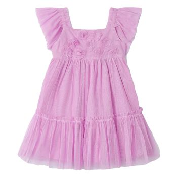 Girls Pink Tulle Dress