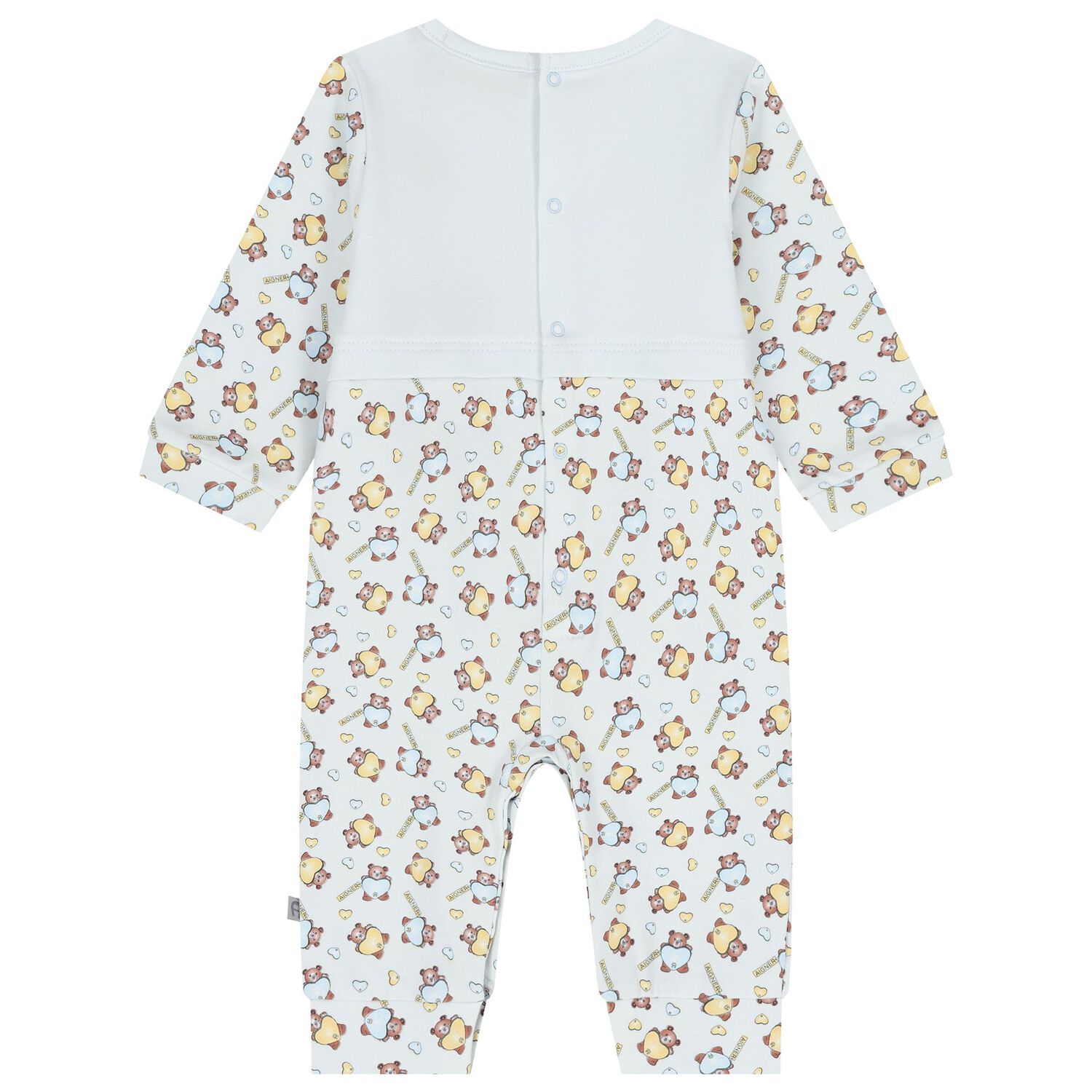 رومبر بشعار دب باللون أزرق للأولاد , 1, hi-res