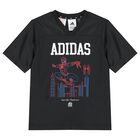 Boys Black Marvel Spider-Man T-Shirt, 1, hi-res