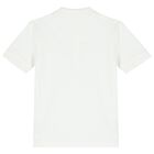 تيشيرت بولو أولاد بالشعار باللون الأبيض, 2, hi-res